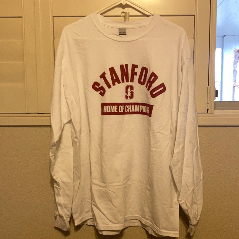 Stanford “Home of Champions” White Long Sleeve